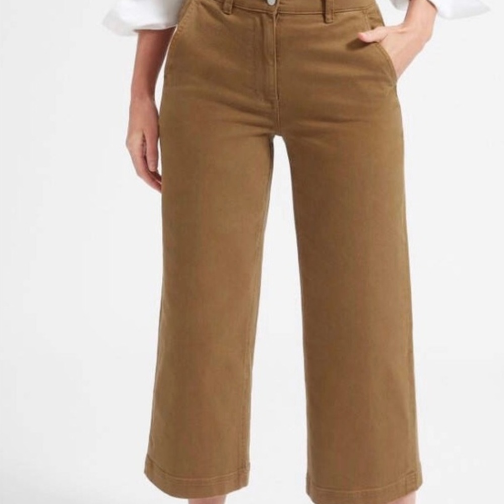 Everlane wide leg crop pant